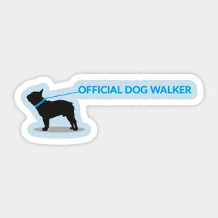 Official Dog Walker Sticker